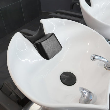 Shampoo Bowl Neck Rest,Salon Sink Neck Cushion Hairdressing Washing Cushion for Barbershop Home Salon Accessories - 9.04 Inch.