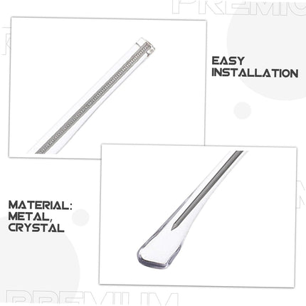 2Sets Glasses Arm Replacement Eyewear Frame Legs for Stylish Spectacle Repair Lightweight Durable Design for Comfort for Any Occasion.