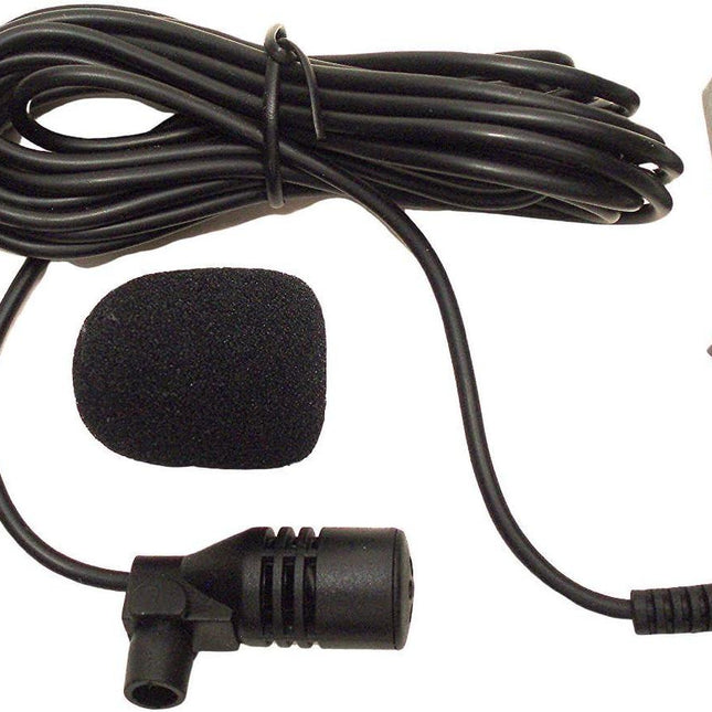 FingerLakes 3.5mm Microphone Assembly Mic for Car Vehicle Head Unit Bluetooth Enabled Stereo Radio GPS DVD.