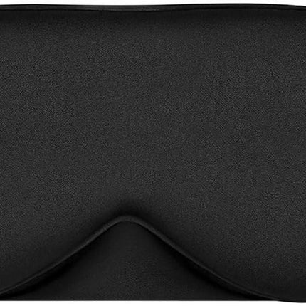 Sleep Mask 2 Straps, Mulberry Silk, Twin Thin Elastic Bands Stay Put All Night, Smooth Eye Mask Two Adjustable Head Strings and Nose Baffle.