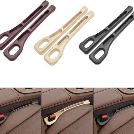 1 Pair Universal Car Seat Gap Plug Strip Side Seam Car Gap Filler Leak Proof Seat Gap Storage Organizer Interior Decoration(Black 1 Pair).