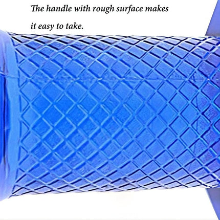 75 Oz (2.2 L) Dumbbell Shaped Water Bottle | Big Capacity | BPA Free | Flip Top Leak Proof lid | Blue.