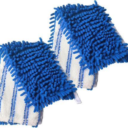 2 Pack Microfiber Mop Refills Compatible with O-Cedar Dual-Action Flip Mop Resuable Replacement Mop Heads for Dry & Wet Use.