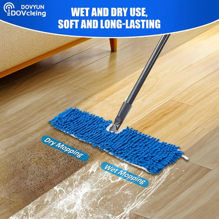 2 Pack Microfiber Mop Refills Compatible with O-Cedar Dual-Action Flip Mop Resuable Replacement Mop Heads for Dry & Wet Use.