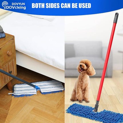 2 Pack Microfiber Mop Refills Compatible with O-Cedar Dual-Action Flip Mop Resuable Replacement Mop Heads for Dry & Wet Use.