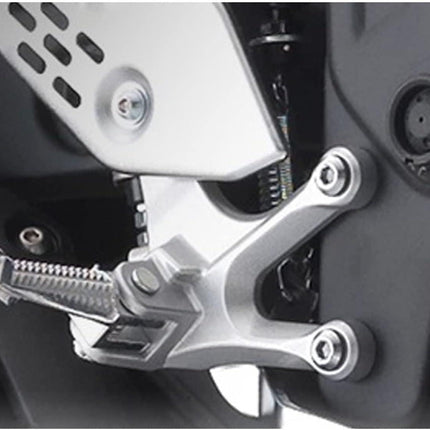 Front Footrest Foot Peg Pedal Compatible with Yamaha YZF R25 R3 MT25 MT03 2014-2023 Motorcycle Bracket (Color : Left Bracket).