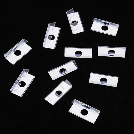 600 Pcs Clear Hangers Ear Jewelry Plastic Clothes Hanger Earring Display Hook Adhesive Ear Ring Hooks White Earring Cards for Selling Hanging PVC Ear Hooks Clear Plastic PVC Hooks.