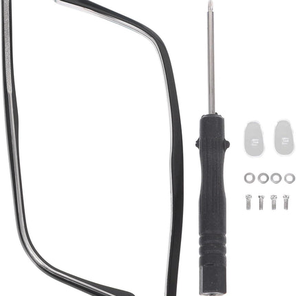 1 Pair Metal Glasses Replacement Temple, Eyeglass Arms Legs Replacement, Glasses Repair Kit Universal Glasses Arm Replacement Legs for Glasses, Sunglasses, Black.