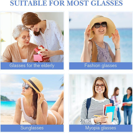 1 Pair Metal Glasses Replacement Temple, Eyeglass Arms Legs Replacement, Glasses Repair Kit Universal Glasses Arm Replacement Legs for Glasses, Sunglasses, Black.