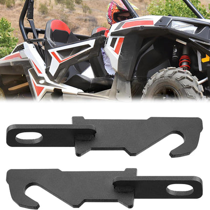 RZR Door Latch Black 3.5" Door Vent Extender Anti-Rust Easy Latches Lock Compatible with RZR XP 1000/ XP 4 1000/ Turbo/Turbo S/ 900/ S 1000/ S.