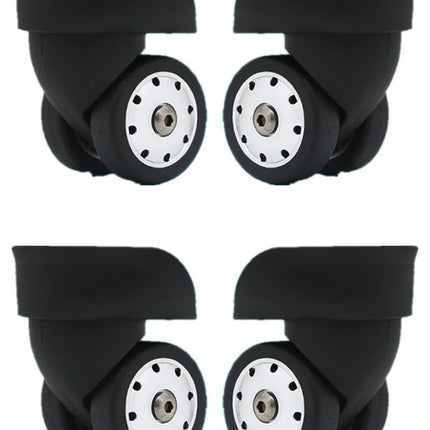 Replacement Luggage Wheels W046# S Size (Di Long) Replacement Plastic Wheels/Luggage Spinner Wheels (2 Pair/Set).