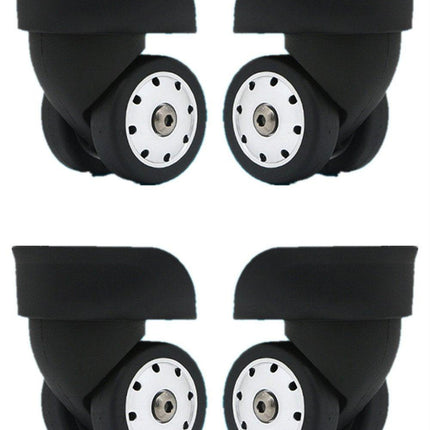 Replacement Luggage Wheels W046# S Size (Di Long) Replacement Plastic Wheels/Luggage Spinner Wheels (2 Pair/Set).