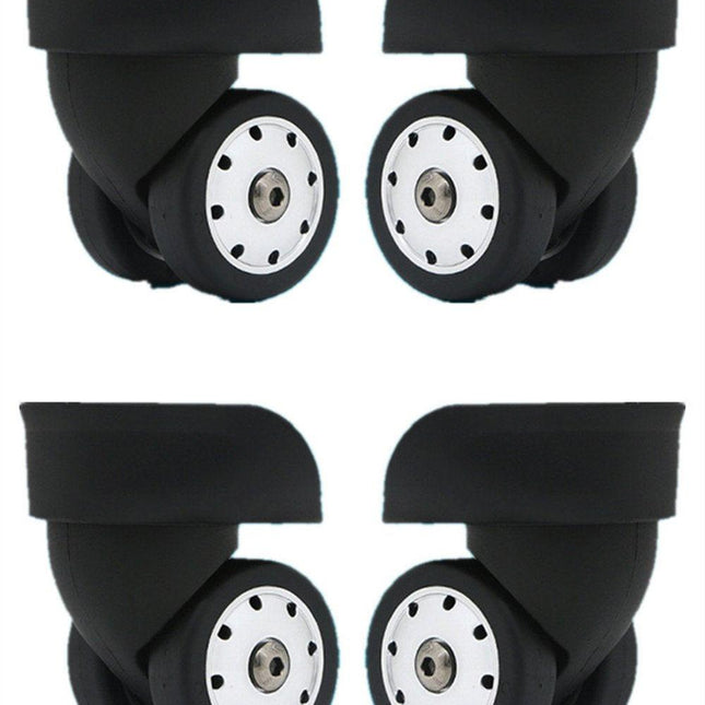 Replacement Luggage Wheels W046# S Size (Di Long) Replacement Plastic Wheels/Luggage Spinner Wheels (2 Pair/Set).
