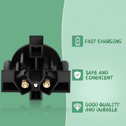 Universal 36V Golf Cart Charger Plug Receptacle for EZGO, for Club Car, for Yamaha, for Taylor Dun, Golf Cart 2 Prong Charger Plug Receptacle.