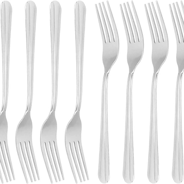 Heavy Weight Dinner Fork Set, 18-0 Stainless Steel 12-Piece, 7 Inches Table Forks.