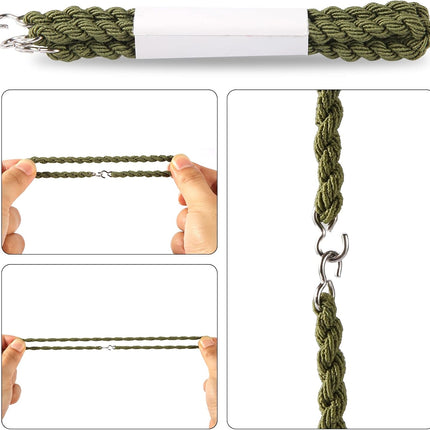 16pcs Boot Straps with Metal Hooks, Military Elastic Trouser Blousers Boot Bands Army Leg Strap Blousing Garters Accessories Part for Men Women Outdoor Skiing (4 Colors).