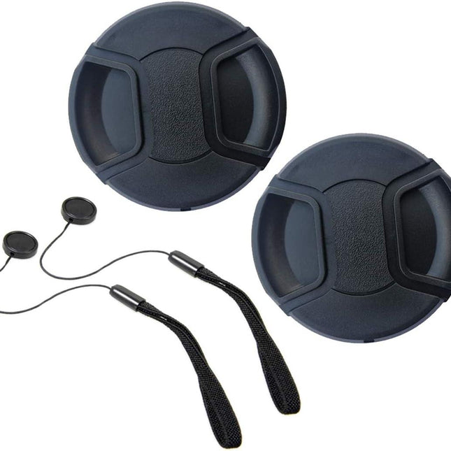 58mm Lens Cap Cover for Canon EF-S 18-55mm f/3.5-5.6 IS II/STM/f/4-5.6 IS STM Lens,Compatible for EOS Rebel T7 T6 T5 T8i T7i T6s T6i T5i T4i T3i T2i T1i SL3 SL2 SL1 4000D &More 58mm Filter Thread.