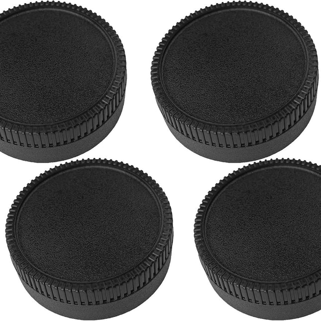 [4Pack] Rear Lens Cap Cover for Nikon AF AF-S SLR DSLR Cameras Lens,   Nikon D5100 D7500 D7000 D850 D810 D800 D750 D350 D3500 D3400 D3300 D3200 D3100 D5600 D5500 D5300 D90 D80 D70.