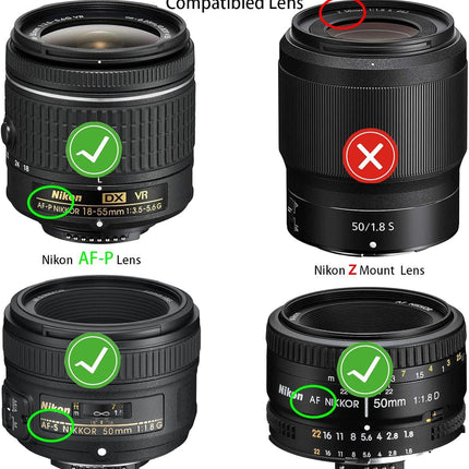 [4Pack] Rear Lens Cap Cover for Nikon AF AF-S SLR DSLR Cameras Lens,   Nikon D5100 D7500 D7000 D850 D810 D800 D750 D350 D3500 D3400 D3300 D3200 D3100 D5600 D5500 D5300 D90 D80 D70.
