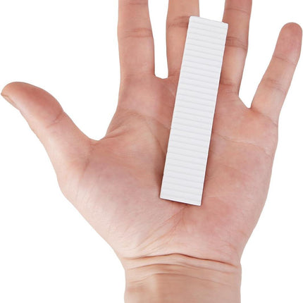 12 Pack White Multi Purpose Furniture Plastic Shims for Leveling Extreme Weight Capacity Wedges Easy to Snap Cut-to-fit Size Leveler for Toilet Shims, Doors, Windows, Sheds, Table.