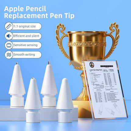 for Apple Pencil Tips Replacement,Compatible with Apple Pencil Pro/1st Generation/ 2nd Generation/USB-C (4 Pack).