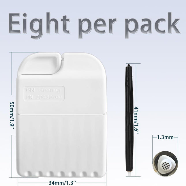 GN Cerustop Wax Guards PN 20439700 Filters for Resound/phonak/Unitron/Resound/Beltone/Widex Heaing Aids with Cleaning Brush Tools Kit and Carry Case-3packs.