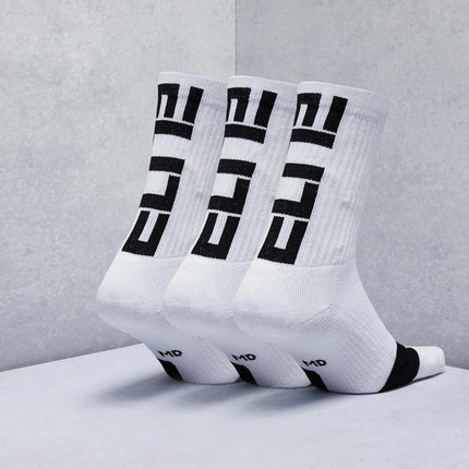 Elite Basketball Crew Socks for Men and Women, Cushion Performance Athletic Basketball Socks.