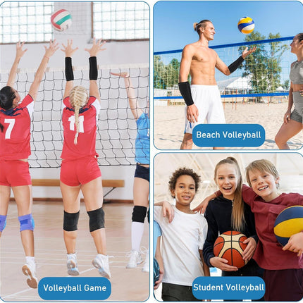 2pcs Volleyball Arm Sleeves Passing Hitting Forearm Sleeves Sports Compression Sleeves Training Arm Guards.