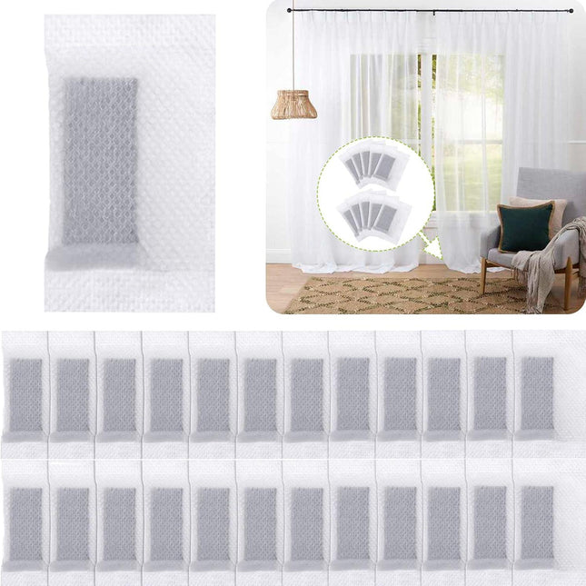 25 Curtain Weights, Bottom Curtains Lead to Weight, Cloth Curtain Weights for Home Curtains and Tablecloths Shower Curtains Cloth Mosquito Nets, Accessories for Signs, 15g Each (55x30 mm).