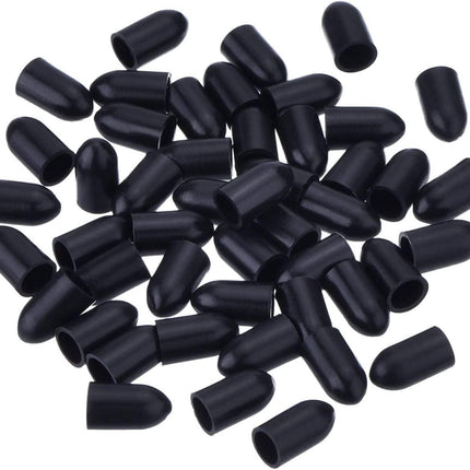 50 Pcs Pourers Dust Covers Olive Oil Liquor Bottle Pour Spout Cover Rubber Caps (Not Include the Spout).