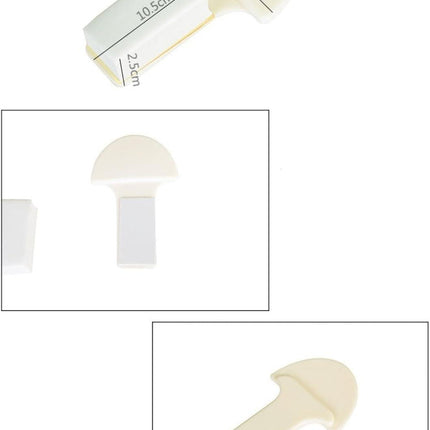 Toilet Seat Handle - Lift More, Less Mess -Easy Application 3 Pack White.