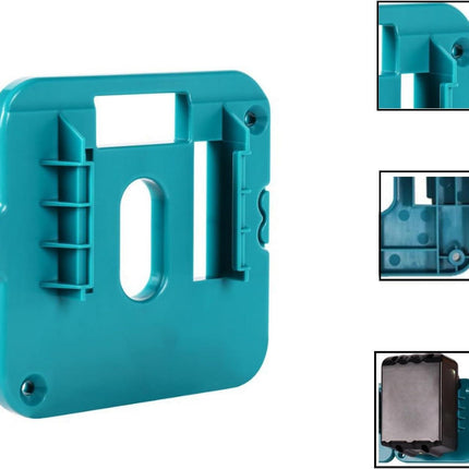 2 Pack m18 Battery Holder compatible with makita 18V Battery Mounts, compatible with makita tools, compatible with makita battery adapter, compatible with makita 18v tools.