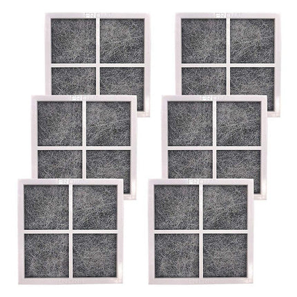 6 Pcs Replacement Air Filter For Lg Lt120f Elite 469918 Refrigerator Adq73214402, Adq73214404.