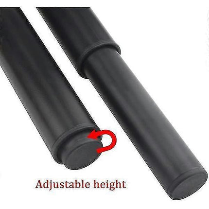 (25-42cm, black) Set of 4 strong adjustable metal furniture legs-YuJia.