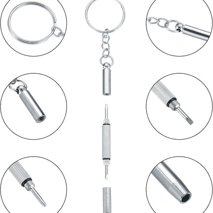 Eyeglasses Repair Kit, Sunglasses Repair Kit, Includes Glasses Screws and Screwdrivers, Glasses Nose Pads,Glasses Cloth, Tweezer, for Glasses, Sunglasses, Watch, Repair Kit - 500 Pcs.