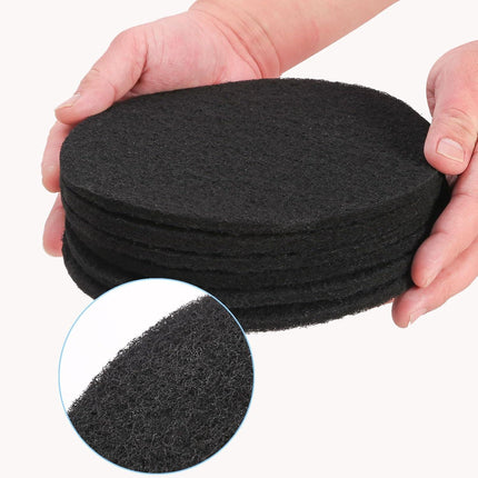 Charcoal Filters for Kitchen Compost Bin, 6 Pack Filters for Compost Pails Countertop Bin Replacement, Activated Charcoal Home Bucket Refill Sets, Round 6.7 Inch.