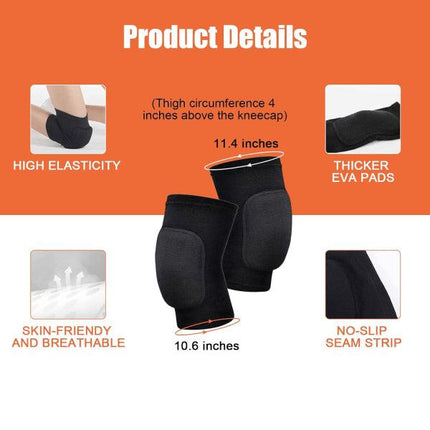 Volleyball Knee Pads and Arm Guards with Thumb Holes High Protection Plate for Women Teenage Girls Training Equipment.