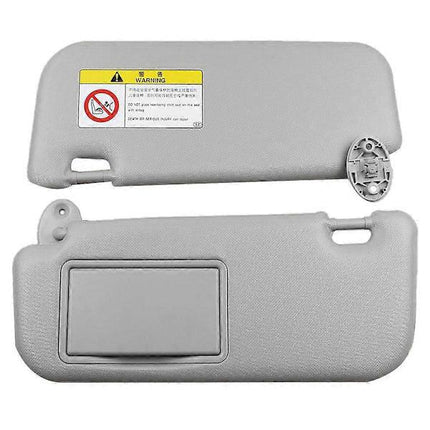 Compatible Car Visor for 2014 2015 2016 2017 with Mirror Gray Accessories 74320-02B21 74310-02K91.