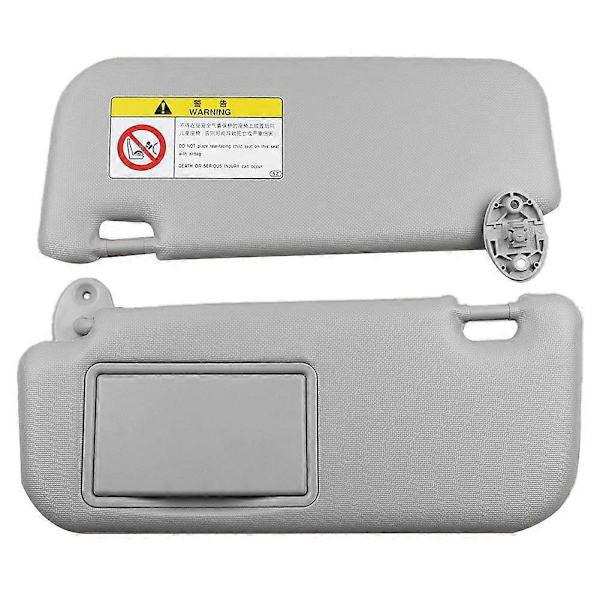 Compatible Car Visor for 2014 2015 2016 2017 with Mirror Gray Accessories 74320-02B21 74310-02K91.