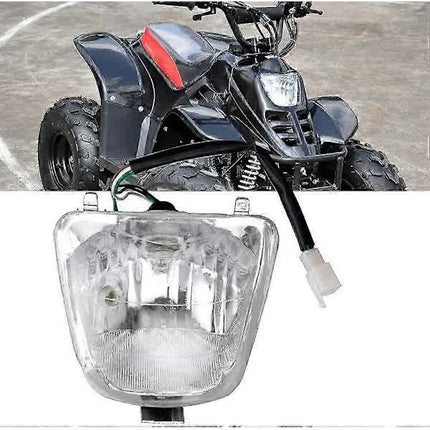 ATV Headlight Insert Compatible with 50Cc 70Cc 90Cc 110Cc 125Cc 4-Stroke.