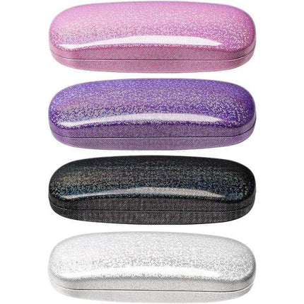 (4 pcs) Glasses Case, Unisex Hard Shell Glasses Case Protect.