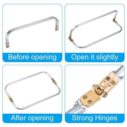 (4 pcs) Glasses Case, Unisex Hard Shell Glasses Case Protect.