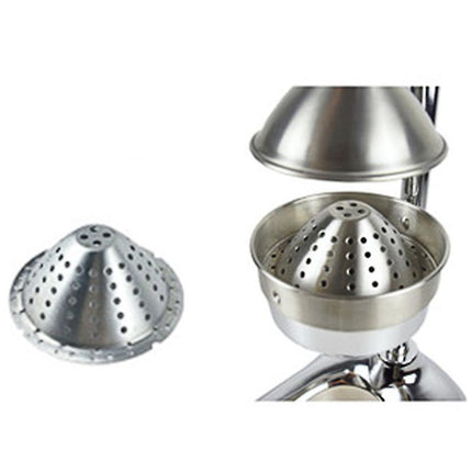 Stainless Steel Manual Press Fruit Squeezer Handheld Orange Lemon Maker Vegetable Juice Blender Cup.