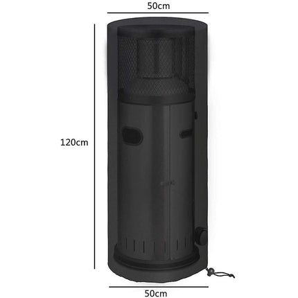 Waterproof 210D Oxford Patio Heater Cover, Windproof Protection for Outdoor Heaters.