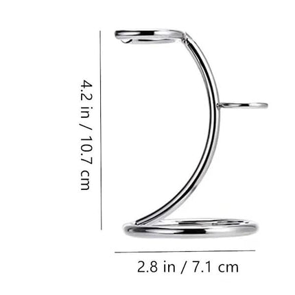 Stainless Steel Razor and Brush Holder Stand Organizer Storage.
