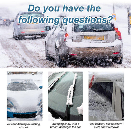 Vehicle Windshield Snow Cover with Magnetic Attachment 140x94cm Frost Ice UV Protection Easy Installation Fits Most Cars.