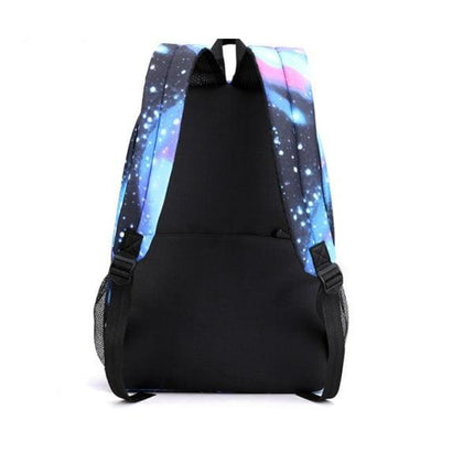 Cristiano Ronaldo Backpack 3-Piece Set, Black Youth School Backpack.