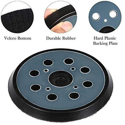 125mm Sanding Disc 8-Hole 2 pcs with Dwe6423 Dwe6421 Compatible Sandpaper Accessories.