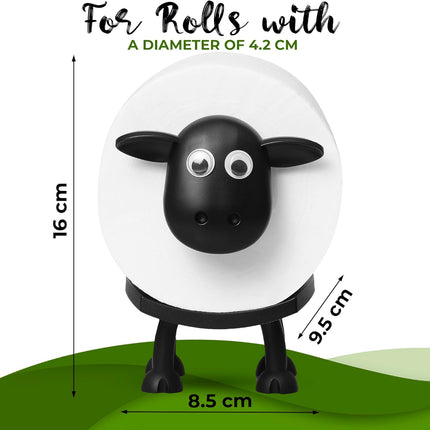 Toilet Paper Holder Set of 3 Sheep Cute Bathroom Decor.