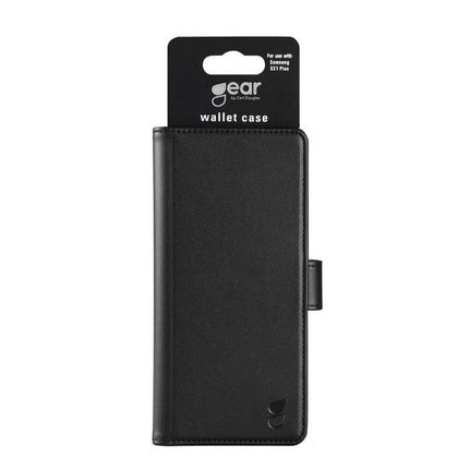 Compatible with Samsung S21+ Mobile Case with 3 Card Slots in Black.